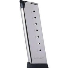 Mec-Gar 1911 Government .45 ACP 8 RD nickel finish MGCG4508NPF