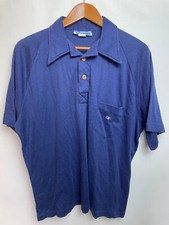 Vintage Mens OP Ocean Pacific Polo Short Sleeve Shirt Size XL Navy Beach Surf