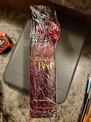 1 Bath & Body Works FOREVER RED Original Square Fine Fragrance Mist Bow 8 oz
