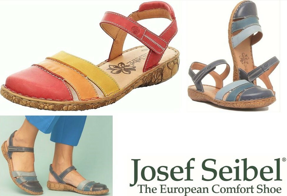 New Josef Seibel Germany comfort leather walking Sandals Josef Seibel