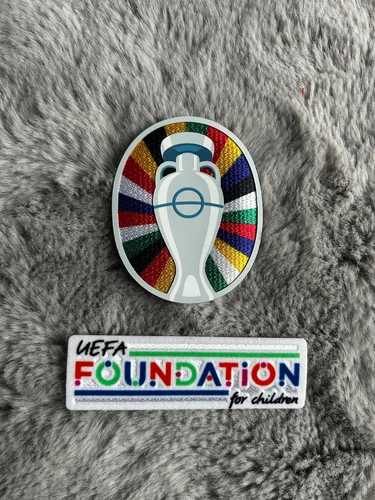 EURO 24 2024 Patch + UEFA Foundation Official Silicone Heat Seal