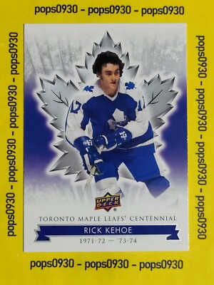 Rick Kehoe, Toronto Maple Leafs, 2017, Centennial Edition, #5