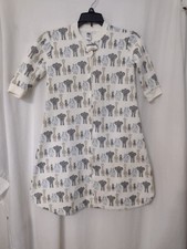 Hudson Baby Unisex Baby Cotton Long-Sleeve Wearable Sleeping Blanket Large NWOT