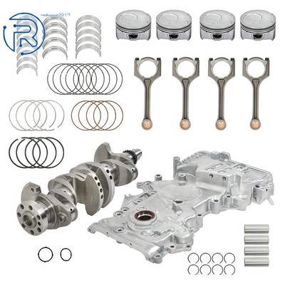 Engine Rebuild Kit Crankshaft Con Rods Timing Kit Set For 2017-19 2020 Kia Forte