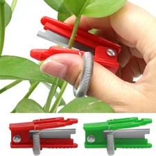 Gardening Plants Picking Trim Cutter Spring Design Thumb Pruner Knife Tool