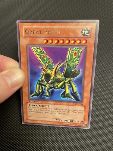 Yu-Gi-Oh! TCG Great Moth Metal Raiders MRD-070 1st Edition Rare NA Englisch - Bild 4 von 8
