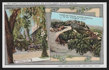 LOMA LINDA, RIVERSIDE, Mt RIBIDOUX CALIFORNIA Art Deco Multi Image MONTGOMERY WB