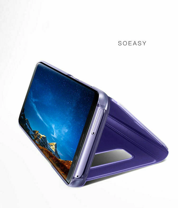  For Samsung Galaxy  S8 S9 S10e and S10Plus S10 Smart View Mirror Stand case  - Image 4 of 4