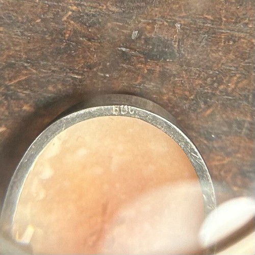 Vintage antike Kamee Brosche 800 Silber Verschluss 6 g Gramm D - Bild 5 von 15