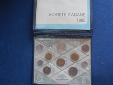 serie divisionale Italia produzione Zecca di Roma anno 1985 con 500 lire argento