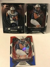 2021 PANINI PRIZM DRAFT PAT FREIERMUTHRC LOT OF 3. STEELERS ALL AMERICAN RED WH