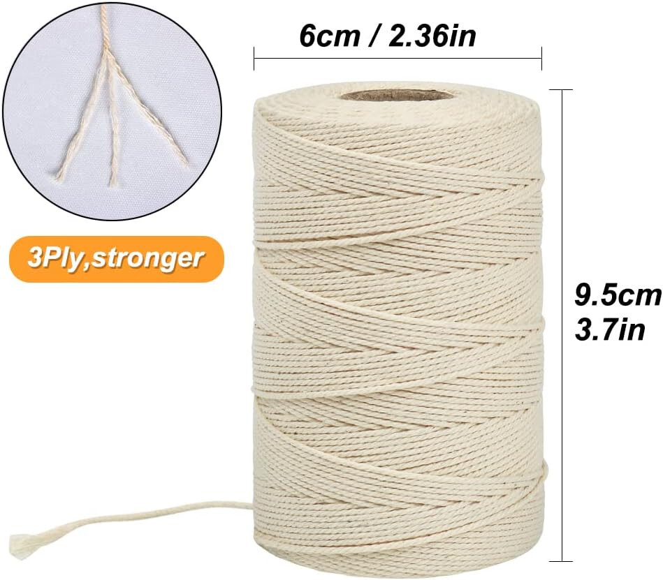 Tenn Well Butchers String, 656 Feet Strong Cotton Kitchen Twine Food