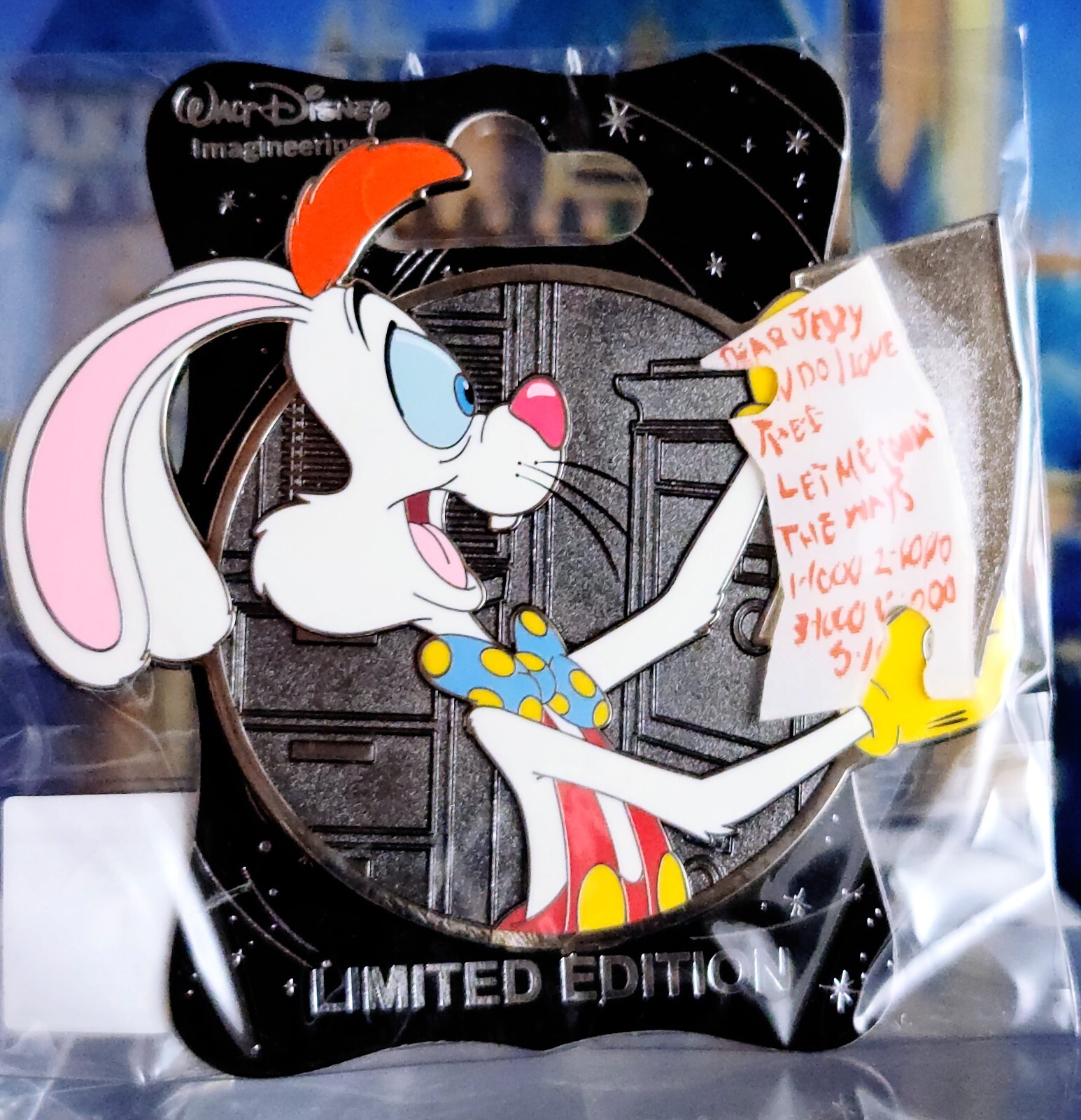 Disney WDI Heroes Pin - Roger Rabbit Profile LE 250 BRAND NEW Who Framed Hero