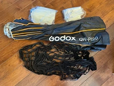 GODOX QR-P120 47.1inch 120CM Parabolic Softbox Bowens Mount with Grid FREE SHIP