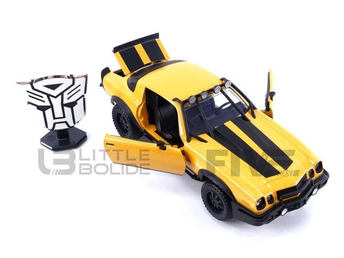 JADA TOYS 1/24 - CHEVROLET CAMARO TRANSFORMERS BUMBLEBEE - 1977 34263Y - Picture 5 of 7