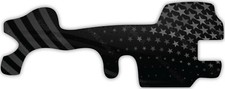 Black Gray American Stars Vinyl Wrap For Doc Band Helmet Baby Cranial Helmet