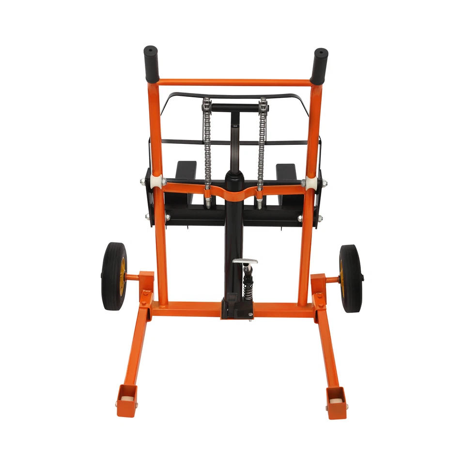 Stacker Hydraulic Material Winch Stacker 440lbs Pallet Truck Dolly Fork Lift - Image 2 of 4