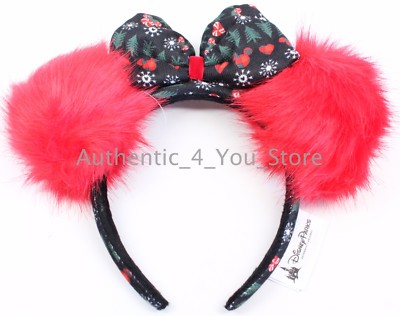 New Disney Parks Minnie Mouse Ear Pom Pom Christmas Sweater  display picture 1