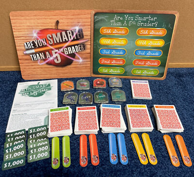 are you smarter than a 5th grader card game Hasbro Gaming Are You Smarter Than a 5th Grader Board Game