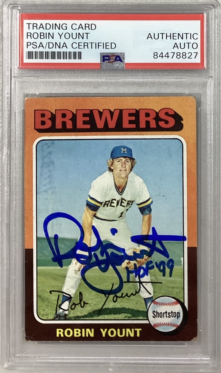 Robin Yount baseball card (Milwaukee Brewers, Hall of Fame) 2016