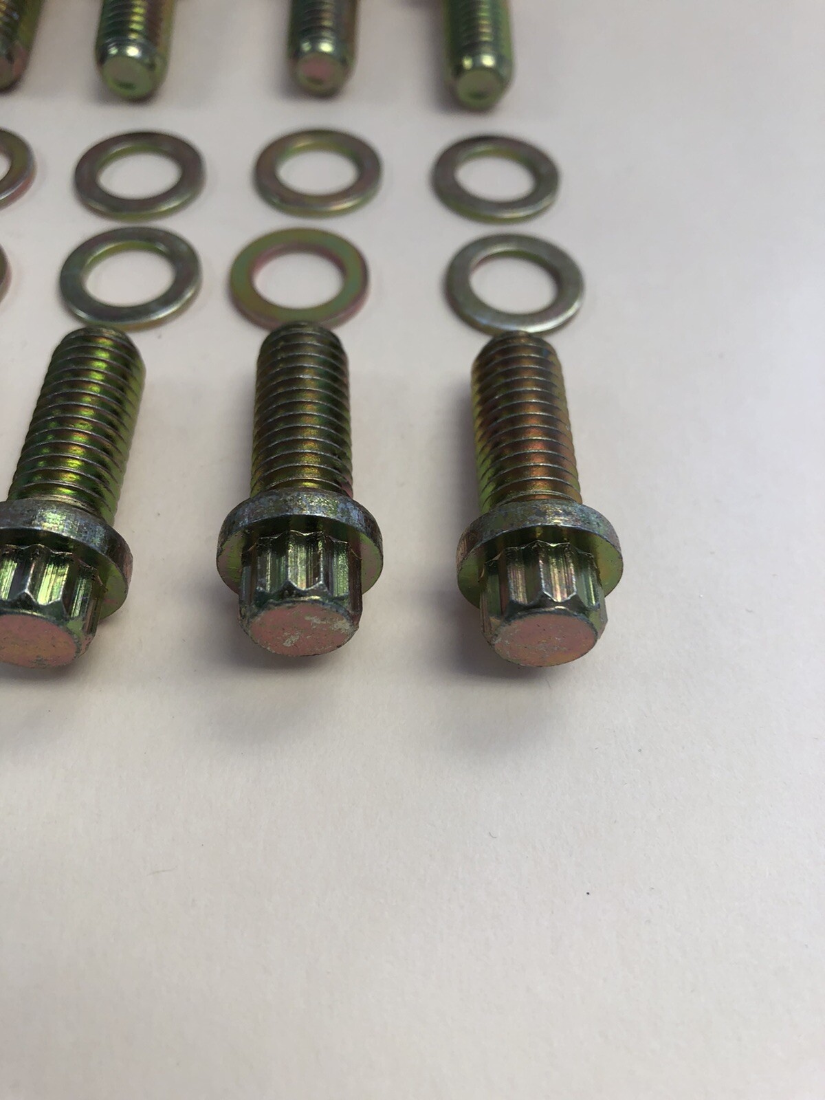 SBC INTAKE BOLTS 12PT GRADE 8 WITH WRENCH ALUMINUM OR STOCK INTAKE 350