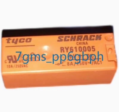 2 PCS NEW RY610005 SCHRACK relay set converts 5-pin 8A coil 5VDC