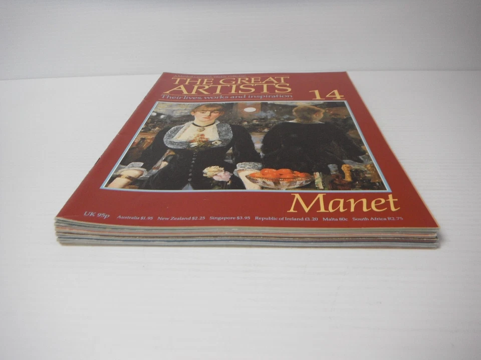 The Great Artists Magazines 14 - 19 Whistler Manet Friedrich Degas Rossetti - Image 2 of 4