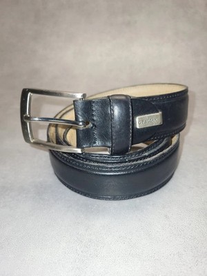 Vintage Archive Ledergürtel schwarz GP & Max Made in Italy 115 cm C551