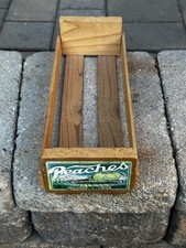 RARE Vintage PEACHES RECORDS TAPES Storage CRATE for CASSETTES Games CDs