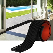 Threshold Ramps for Doorways 0.4"Rise Rubber Self-Adhesive Adjustable