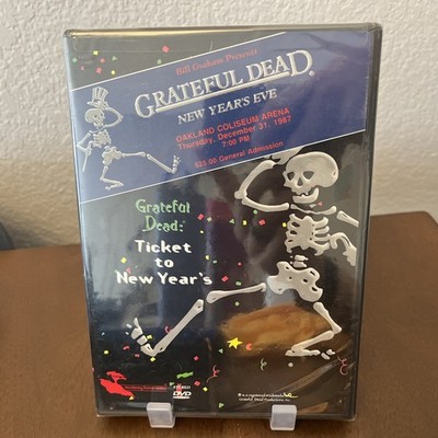 Grateful Dead Ticket To New Year's DVD 1987 1988 New Years Eve Oakland CA 1st