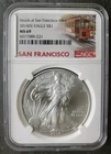2014 (S) $1 American Silver Eagle Dollar NGC MS69