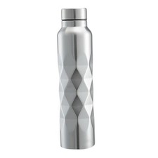Stainless Steel Water Bottle Single Wall for Men 1 Liter Sports Water Bottle for