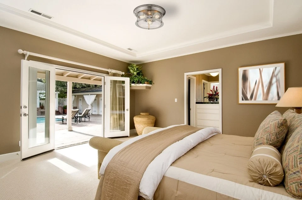 Z-Lite - Sonna - 3 Light Flush Mount In Coastal Style-6.5 英寸高 15.5 英寸 — 第 3/4 张图片