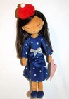 LITTLE LILLY & Friends HOLIDAY COLLECTION 12" Plush GIRL Rag DOLL Star dress NWT — photo 1