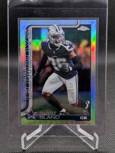 2025 Topps Chrome Football DaRon Bland Refractor