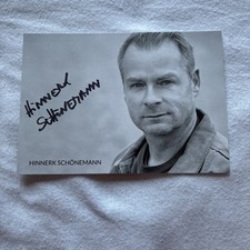 Autogrammkarte Hinnerk Schönemann 2026 hands...