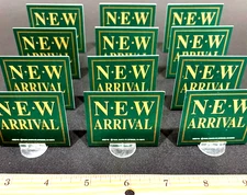 ⭐ FOR YOUR CHRISTMAS SALE ⭐ NEW ARRIVAL DISPLAY CASE PRICE SIGNS JEWELRY STORE +