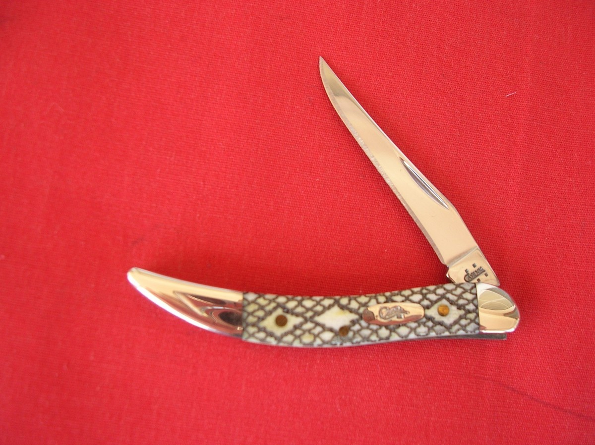 CASE XX 610096 TOOTHPICK RATTLESNAKE BONE HANDLES 2005 KNIFE | eBay