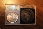 1924 Peace Dollar ACCUGRADE Connecticut Gem BU Old Holder Photo Slab