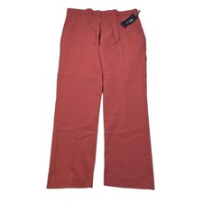Tommy Hilfiger Performance Pants Mens 33x32 Red Modern-Fit Flex Stretch NEW