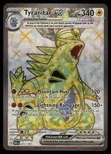 Tyranitar ex 211/197 Ultra Rare Obsidian Flames Pokemon Holo Near Mint on eBay