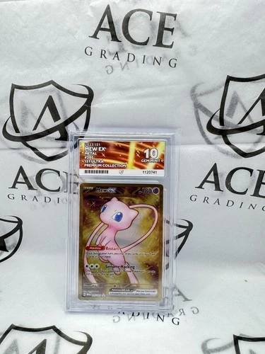 Mew EX Metal Card 205/165 Scarlet & Violet 151 Series UPC Promo ACE GEM MINT 10