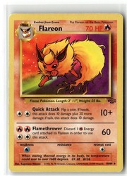 Flareon 19/64 Jungle Unlimited Non-Holo Rare