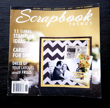 SCRAPBOOK TRENDS JUNE 2012 CARDS FOR DAD SUPERB STAMPING IDEAS DRESS UP LAYOUTS