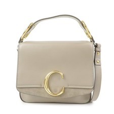 Chloe Chloe C Leather Suede 2Way Hand Bag Sho...