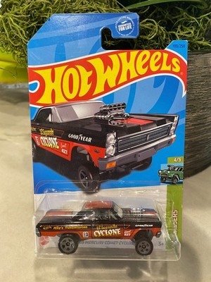 2023 Hot Wheels 199 Hw Gassers 4/1.5m65 Mercury Comet Zyklon Schwarz W / Grau 5