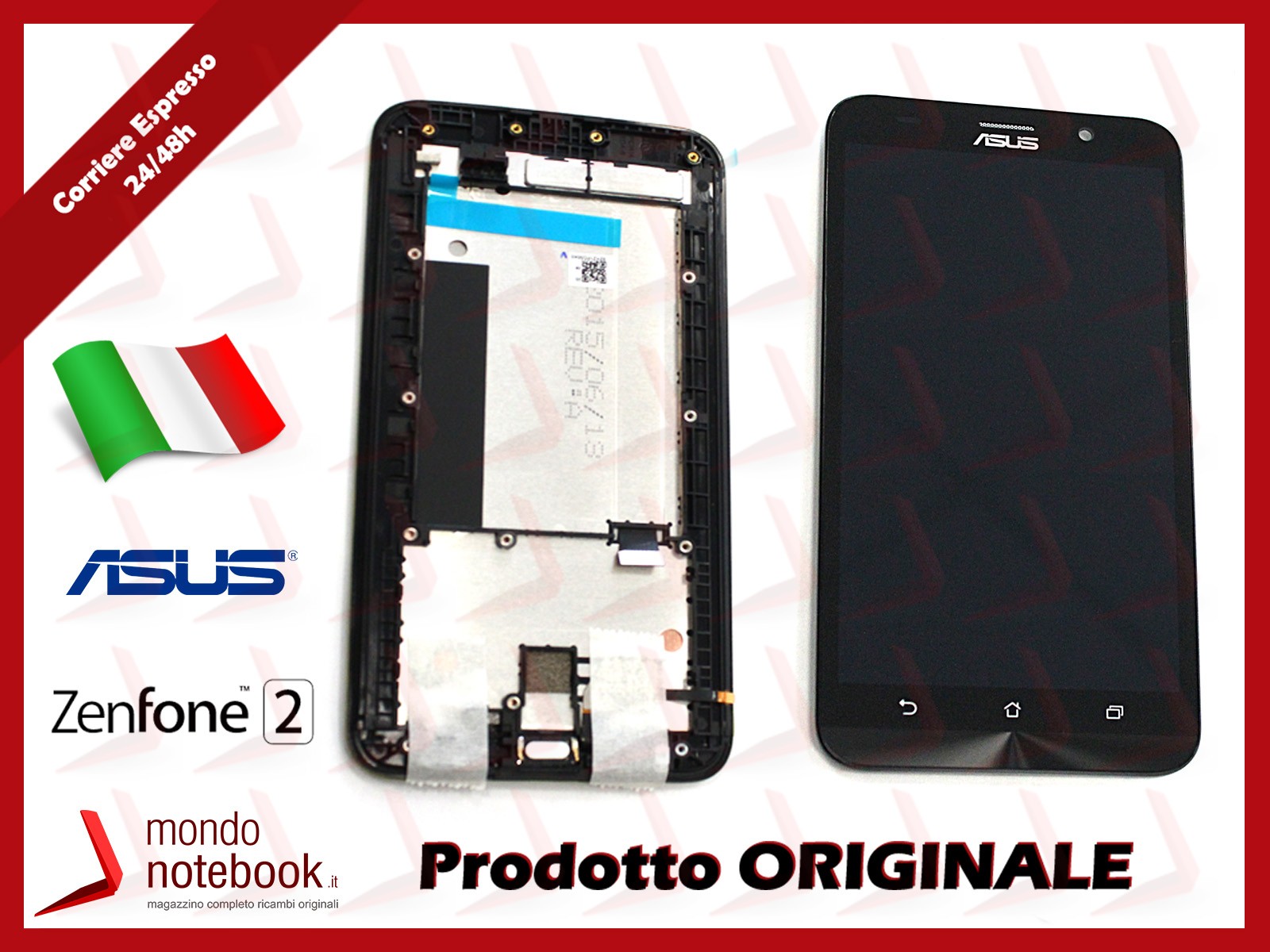 ASUS Original 5.5in LCD Touch Display With Frame 90AZ00A1-R21000