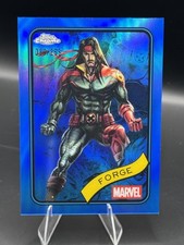 2025 Topps Chrome Marvel Comics Blue Refractor /299 Forge #50
