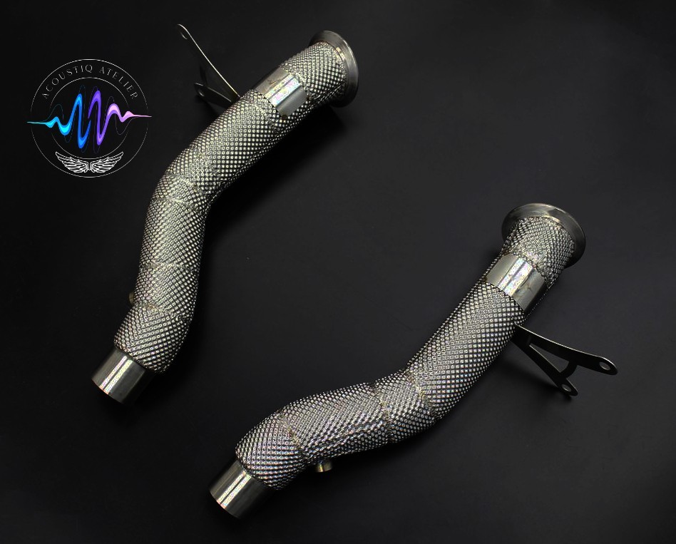 FERRARI 458 Italia / Spider Acoustiq Atelier Exhaust Downpipes